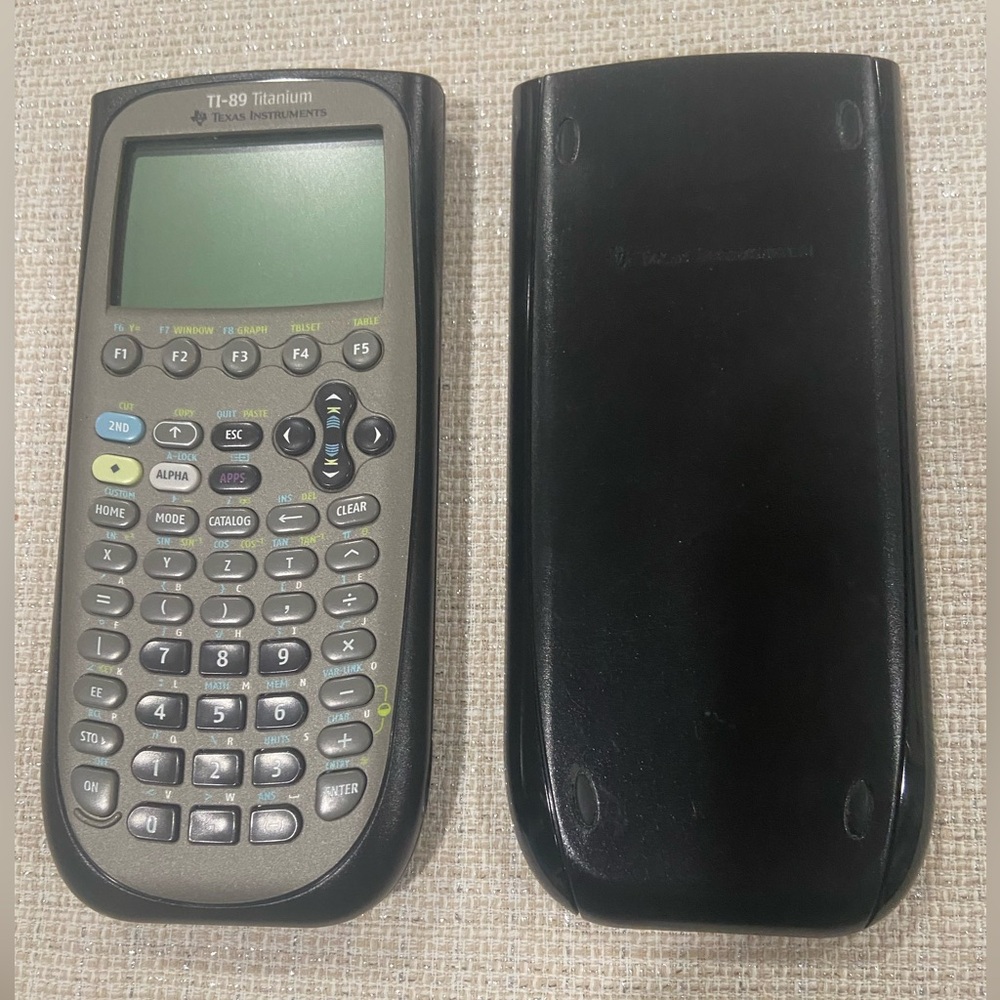 Texas Instruments TI-89 Titanium Graphing Calculator - Gray and Black